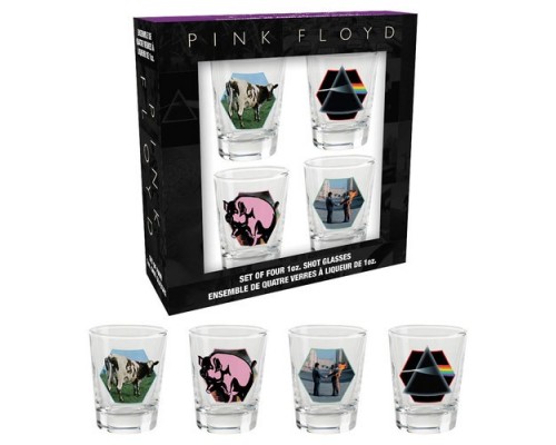Shooter Pink Floyd ensemble de 4 verres série 1
